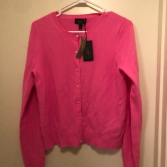 J Crew NWT Italian Cashmere Sweater Cardigan - Picture 1 of 3